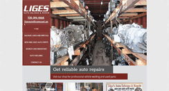 Desktop Screenshot of ligeautosalvageandrepair.com